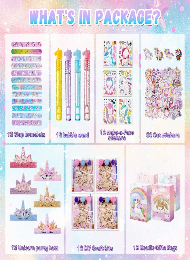 Vanblue Unicorn Party Favors Birthday Party Decorations Supplies for Girls,Goodie Bag Stuffers,Party Hats Princess Dress up Theme,Classroom Rewards Gifts Prizes Pinata Stuffers for Kids - Image 3